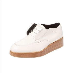 Tibi phoebe calf oxforf in ivory